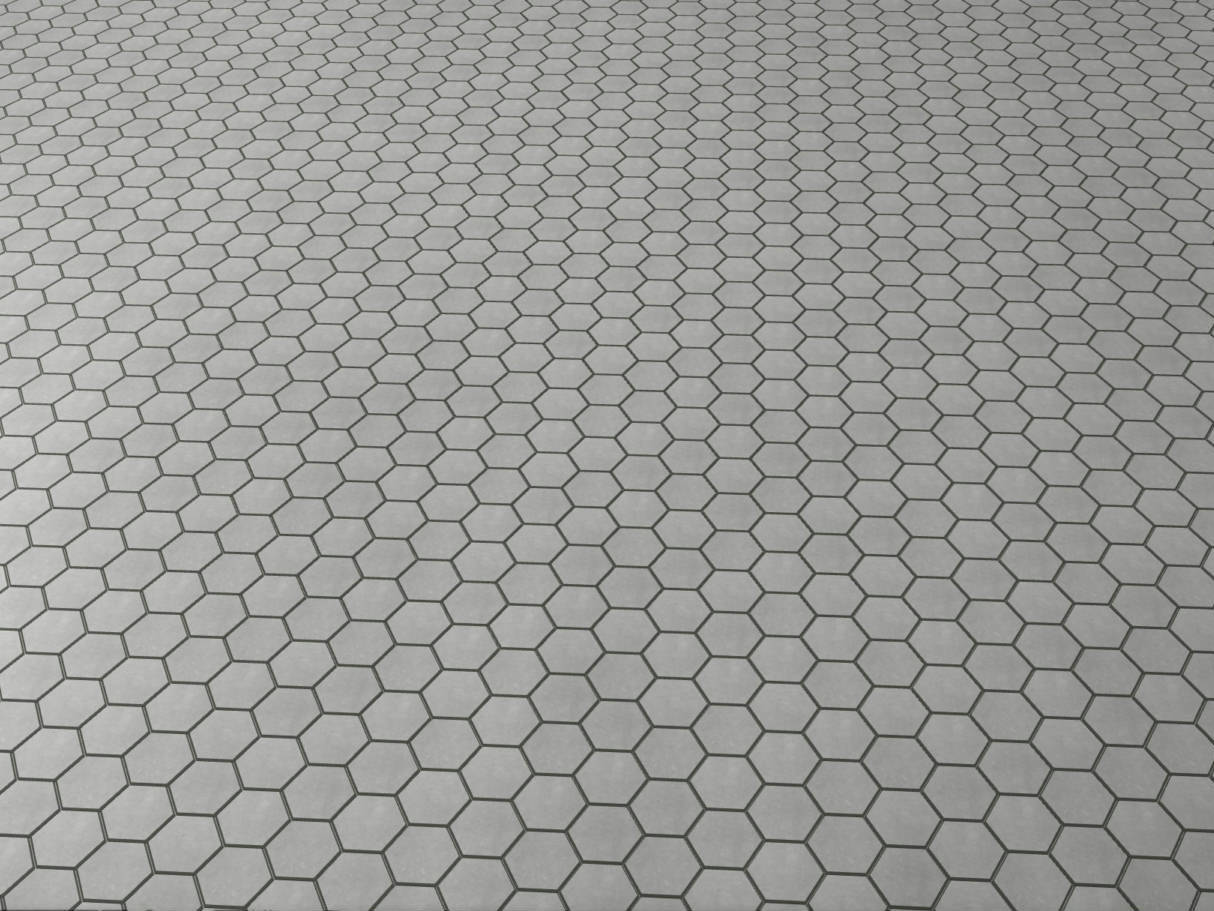 Ashland Grey Hexagon 3X3 | Macar's Interiors