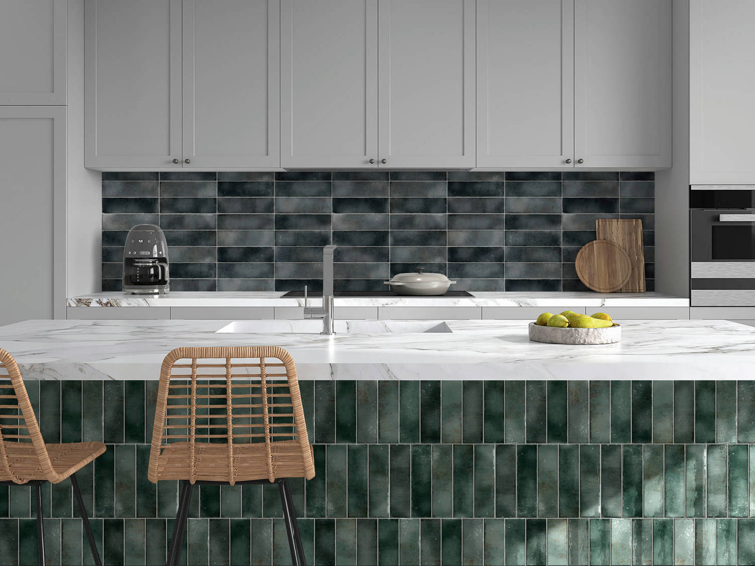 Miami Brickell Jade and Key Biscayne Anthracite | Macar's Interiors