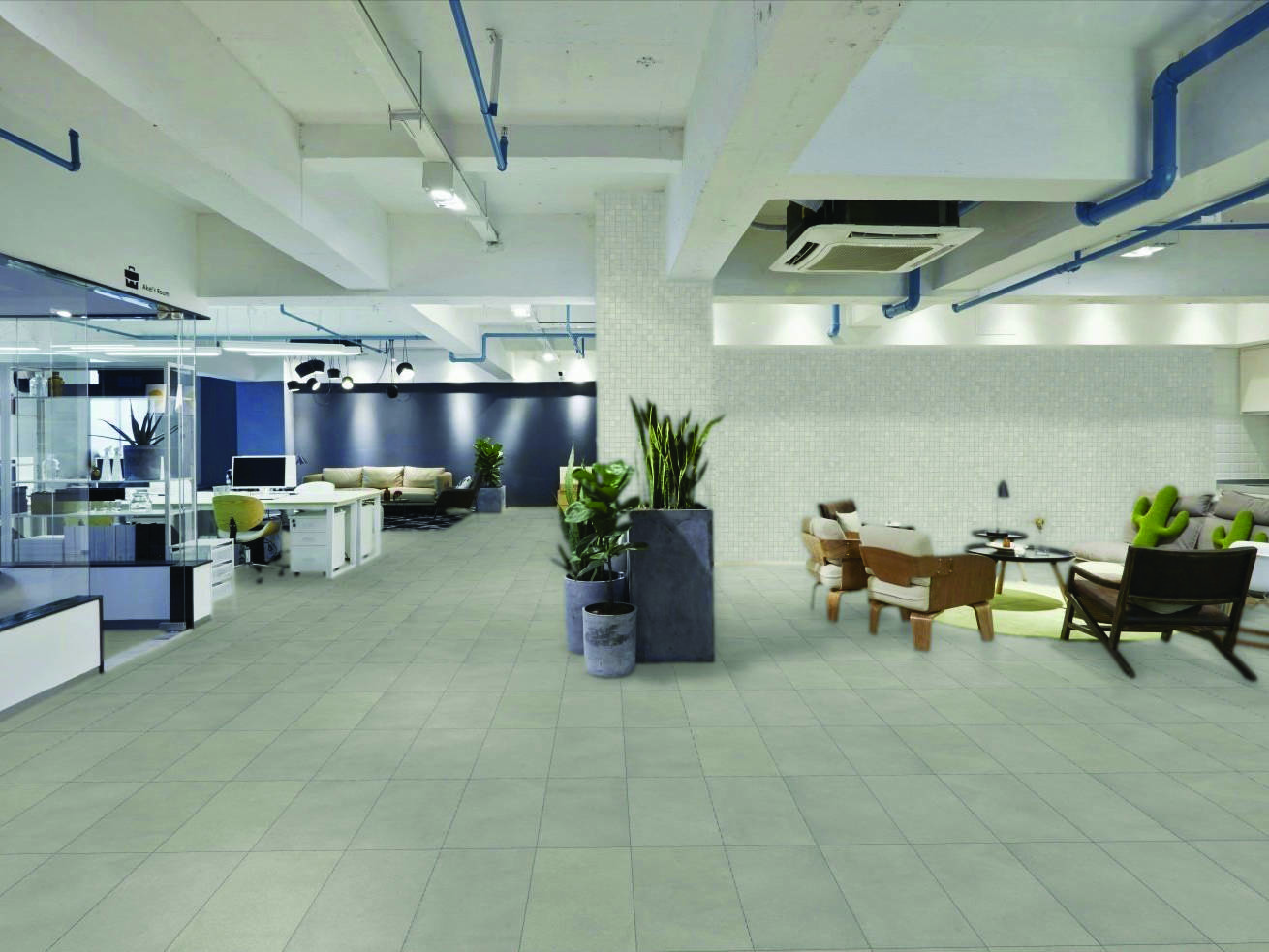Madison 12x24 & 2x2 Stone Matte | Macar's Interiors