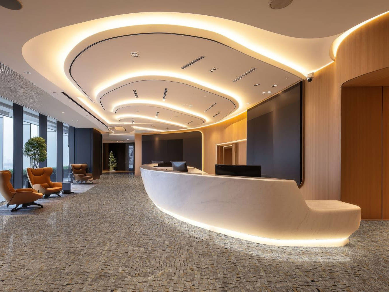 Cubic Fossil Wood Stone  | Macar's Interiors