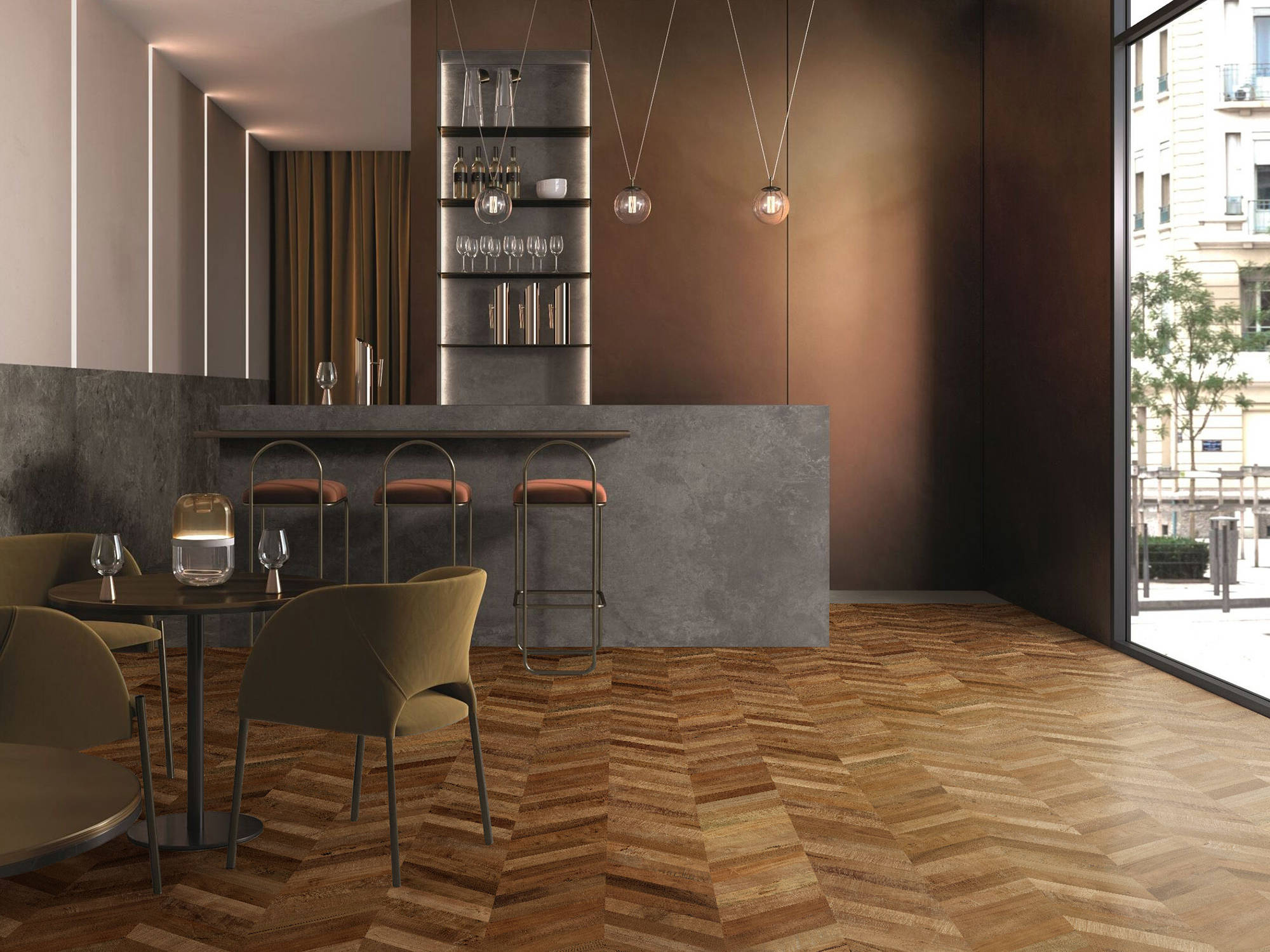 True Earth Chevron 0 | Macar's Interiors