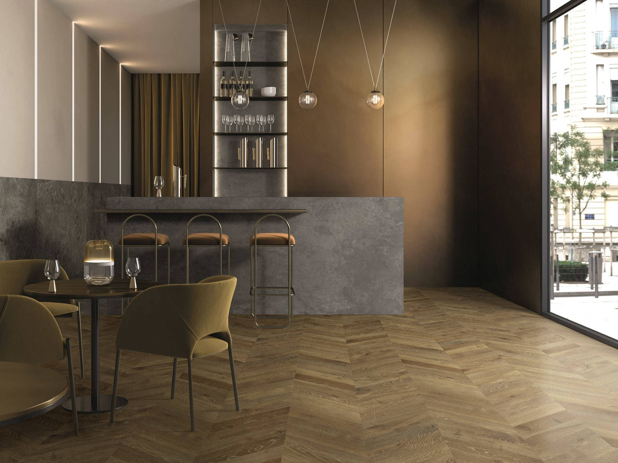 True Earth Chevron 3 | Macar's Interiors