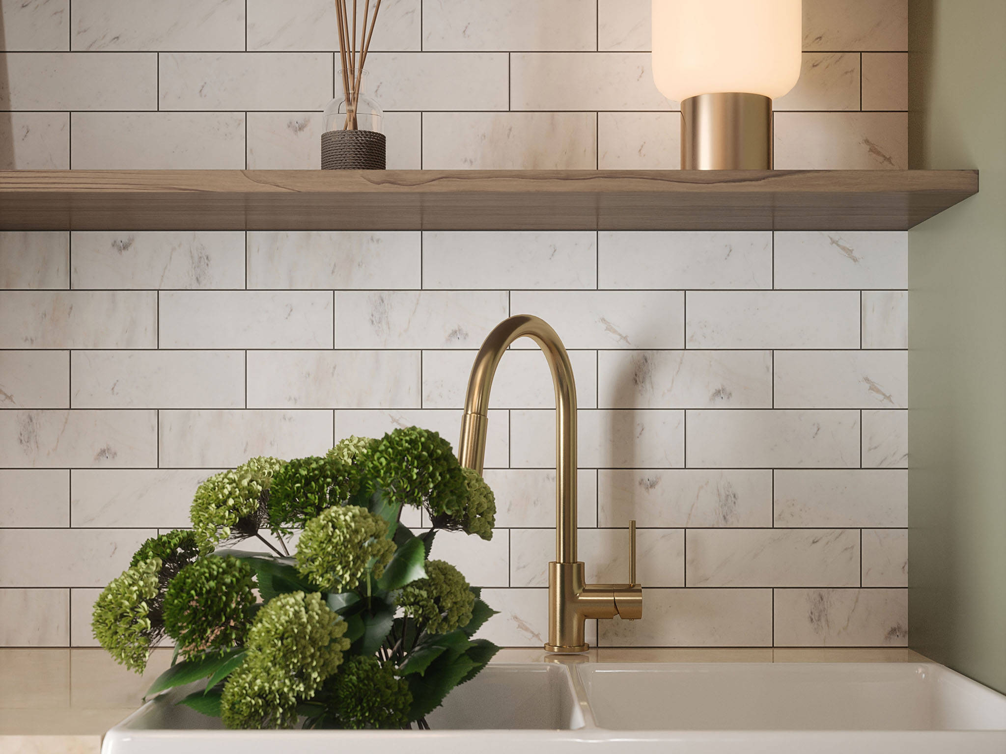 Camellia Field Tile | Macar's Interiors