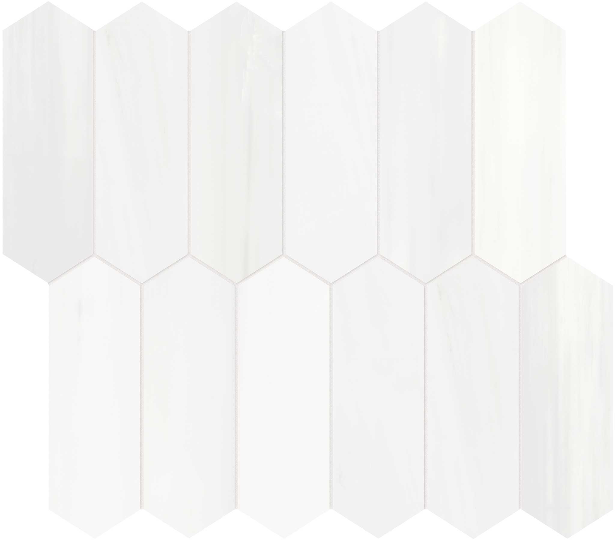 Cosmo Lumino 2x6 Picket Mosaic | Macar's Interiors