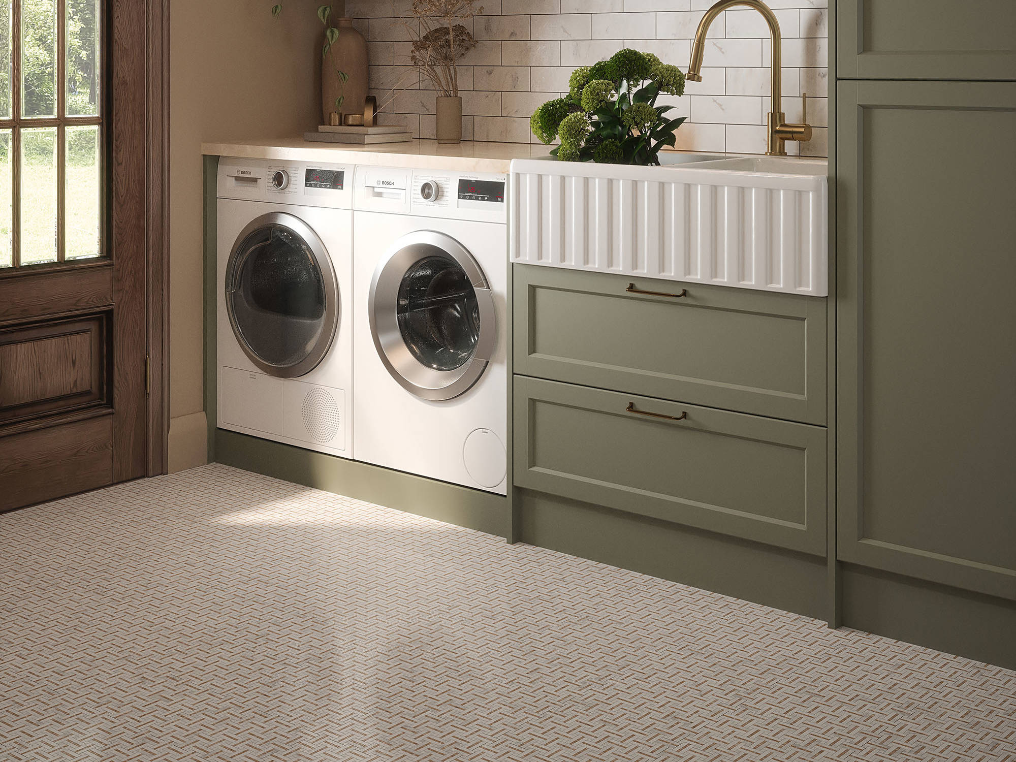 Gazebo Cream Mosaic | Macar's Interiors