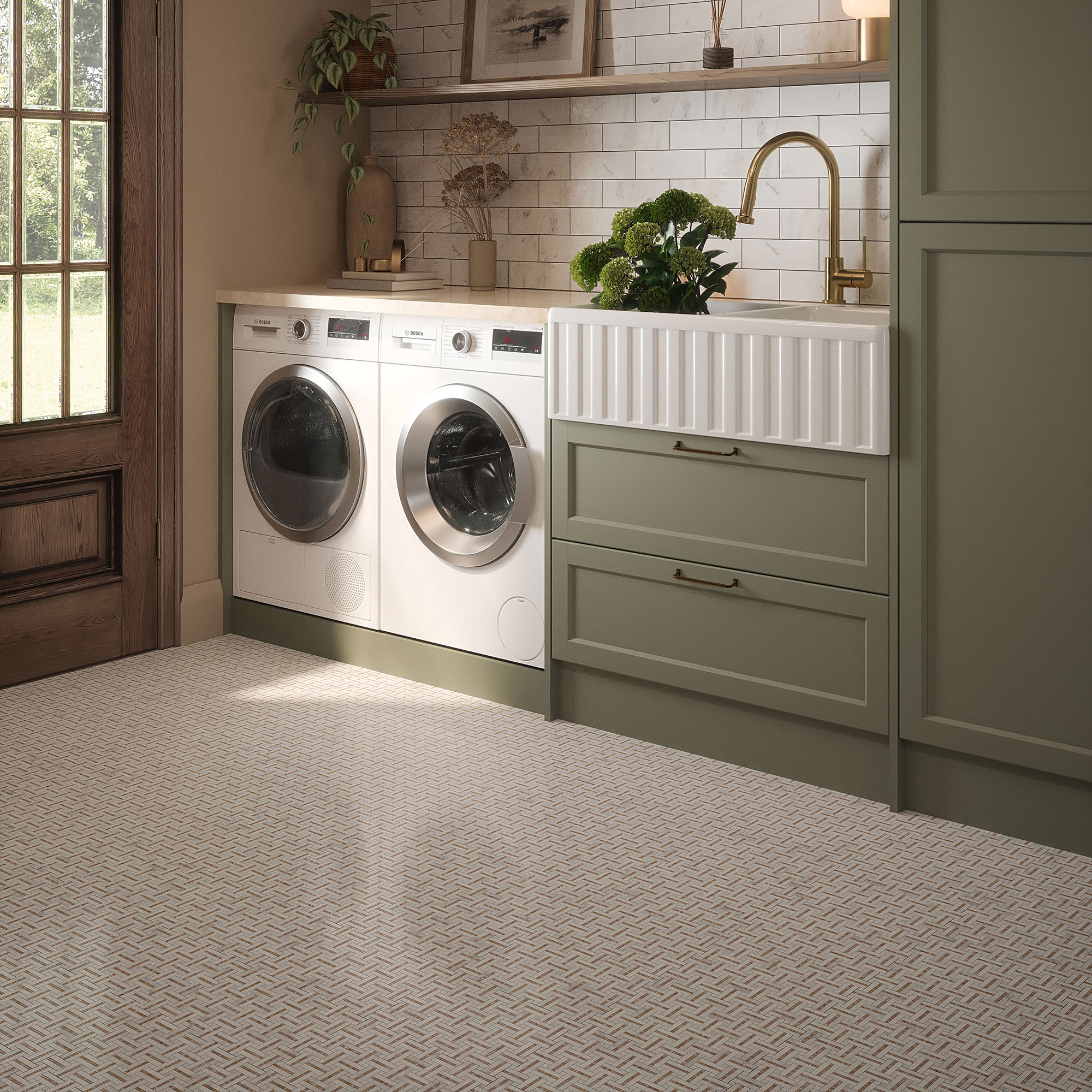 Gazebo Cream Mosaic | Macar's Interiors