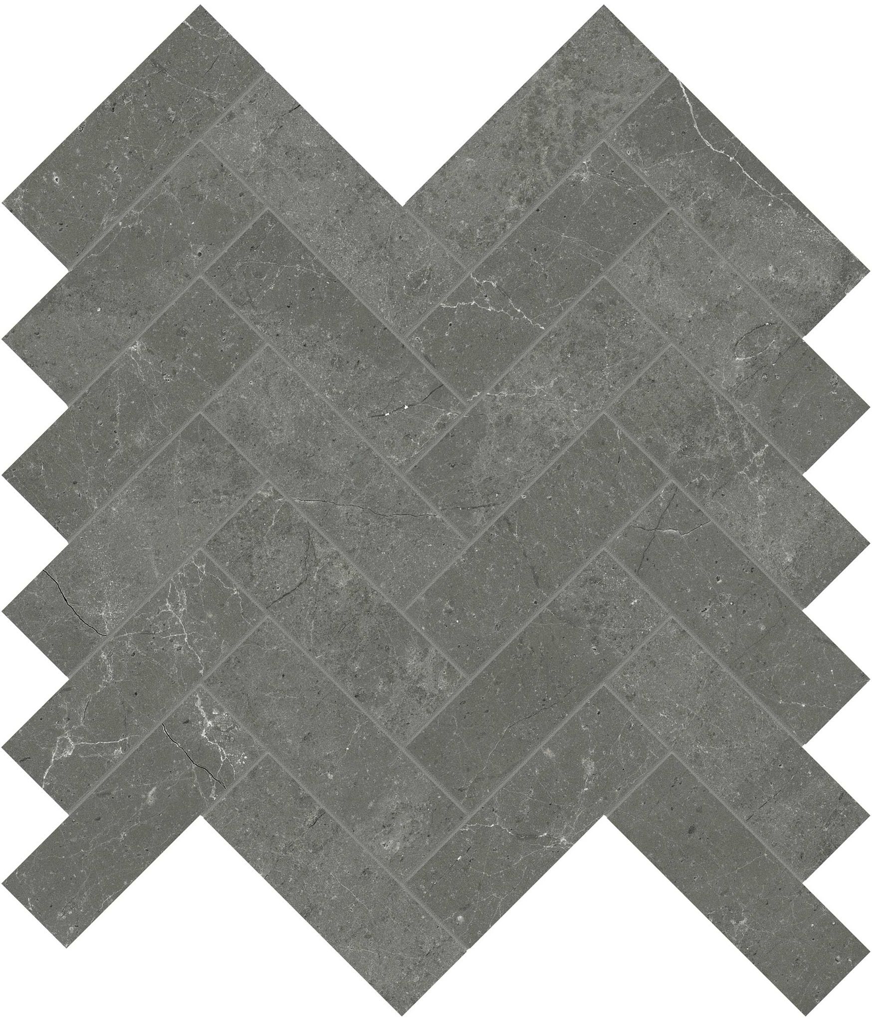 Stark Carbon 1.25x4 Herringbone Mosaic | Macar's Interiors