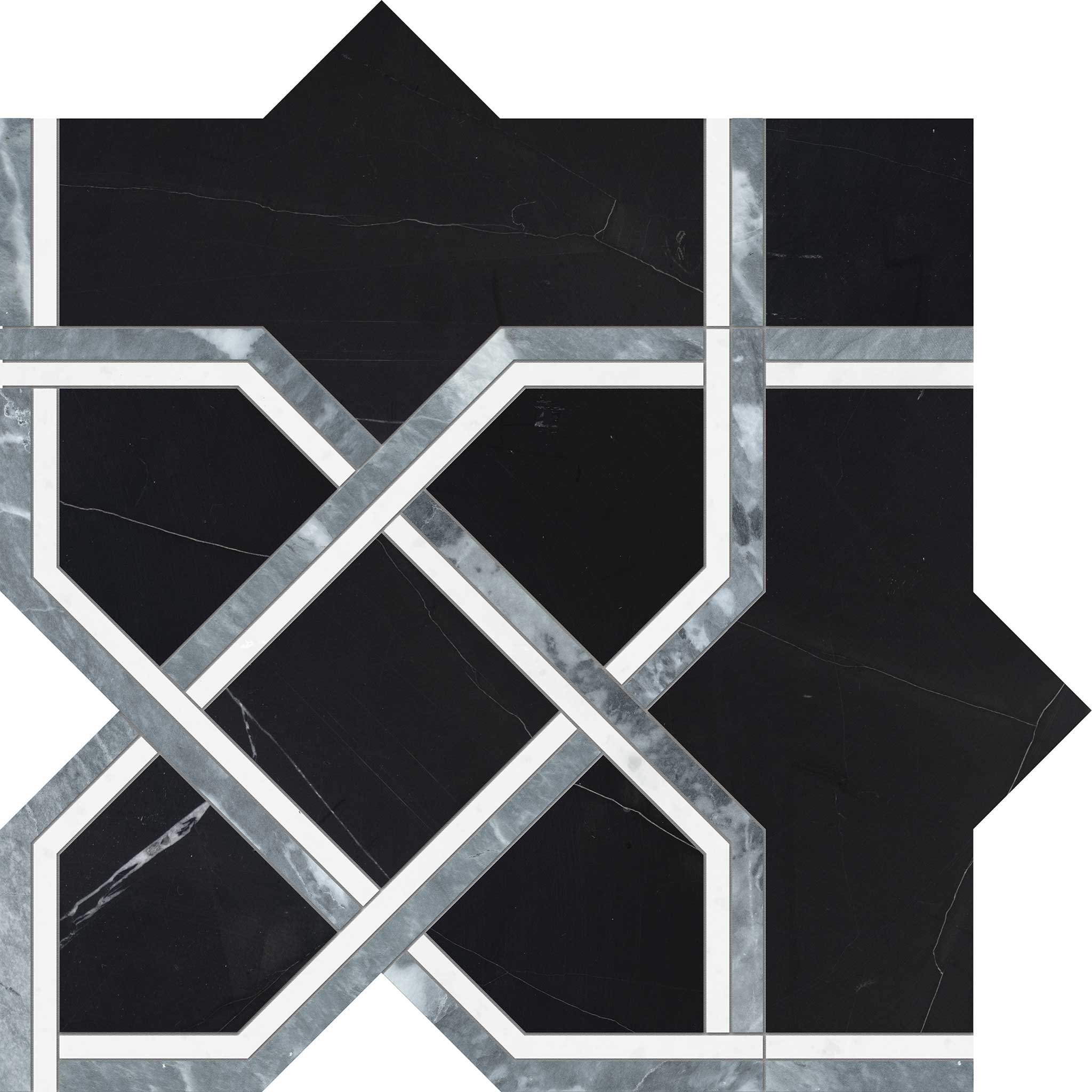 Utopio Madina Monochromo Mosaic | Macar's Interiors