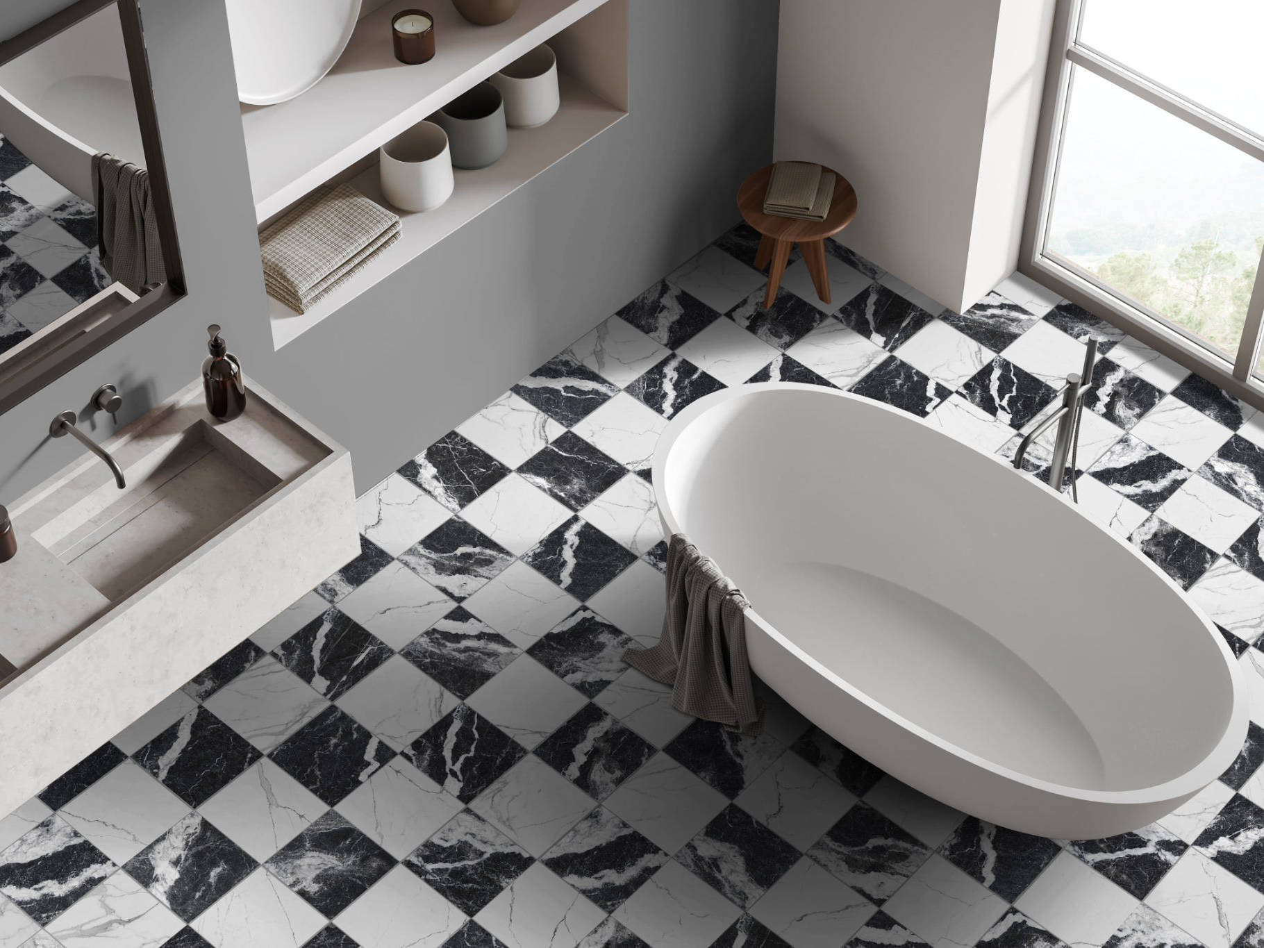 Obsession Nero & Statuario 2 | Macar's Interiors