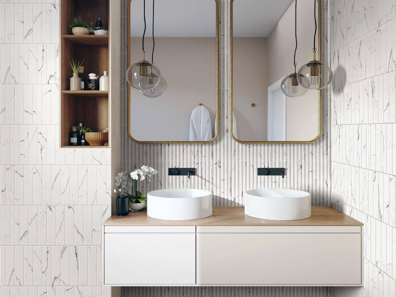 Obsession Statuario % Nero | Macar's Interiors