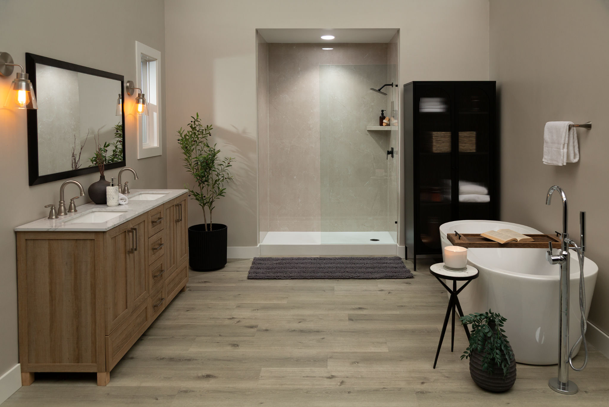 Drift Sand Gloss Shower Wall Kit 36x60x94 | Macar's Interiors