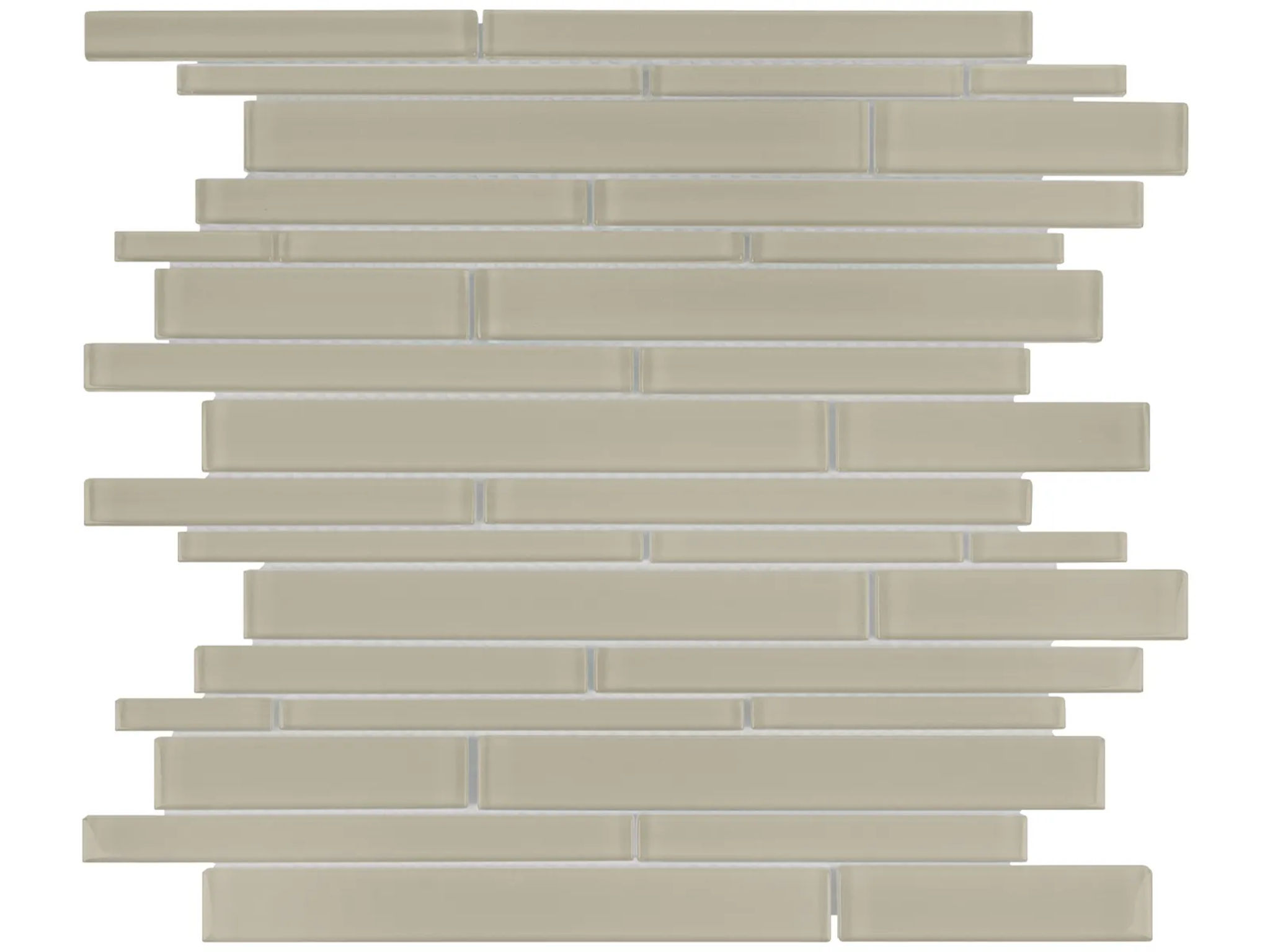 Earth Random Strip Mosaic | Macar's Interiors