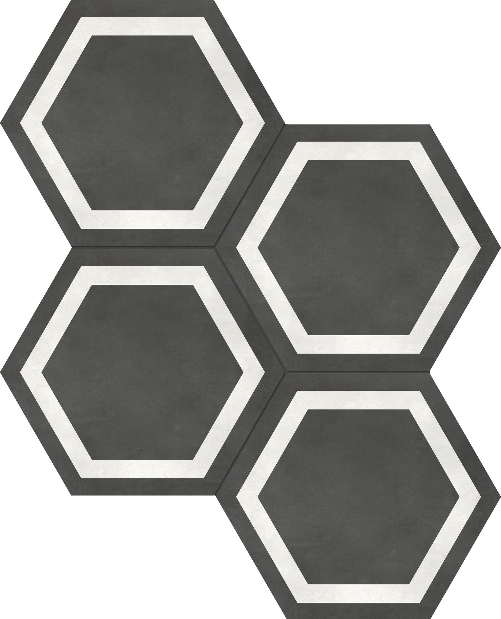 Form 7" Hexagon Frame Graphite | Macar's Interiors