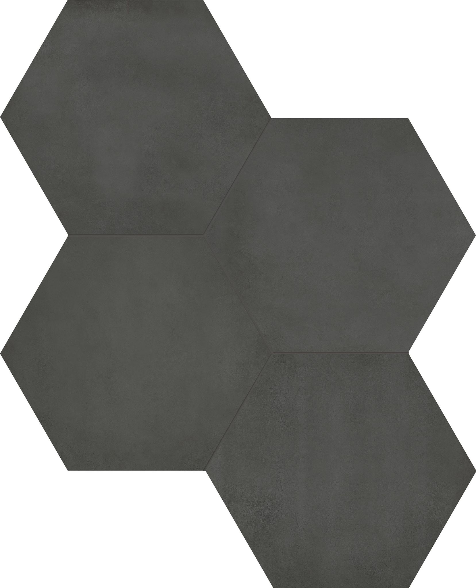 Form 7" Hexagon Graphite | Macar's Interiors