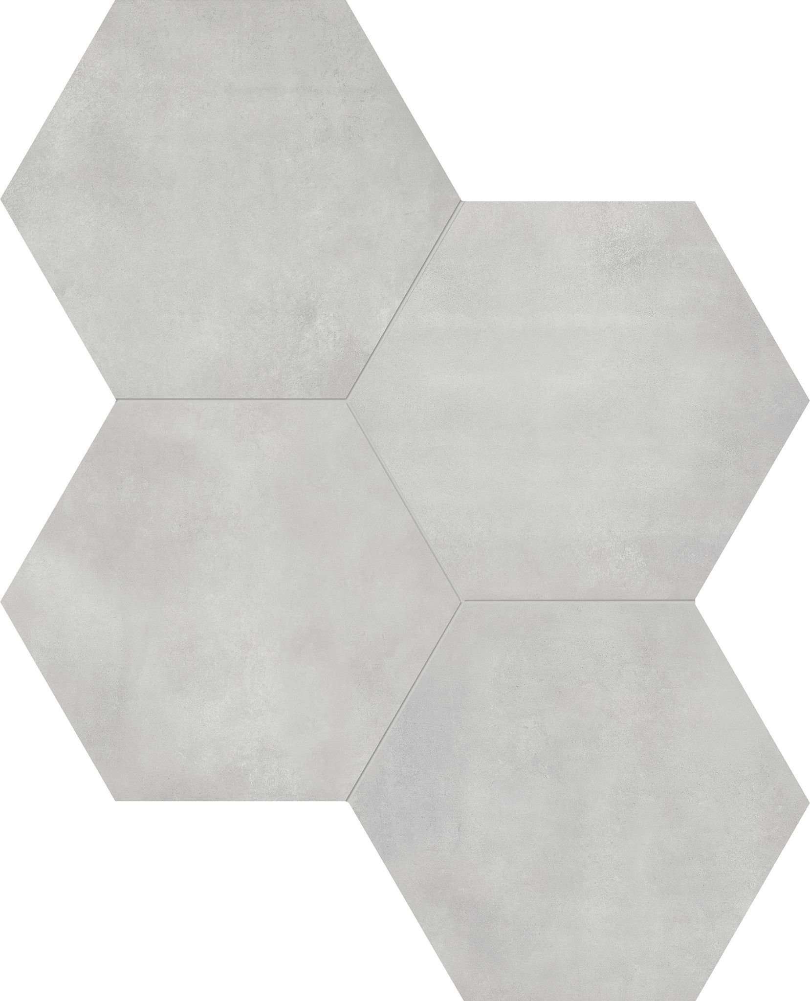 Form 7" Hexagon Ice | Macar's Interiors