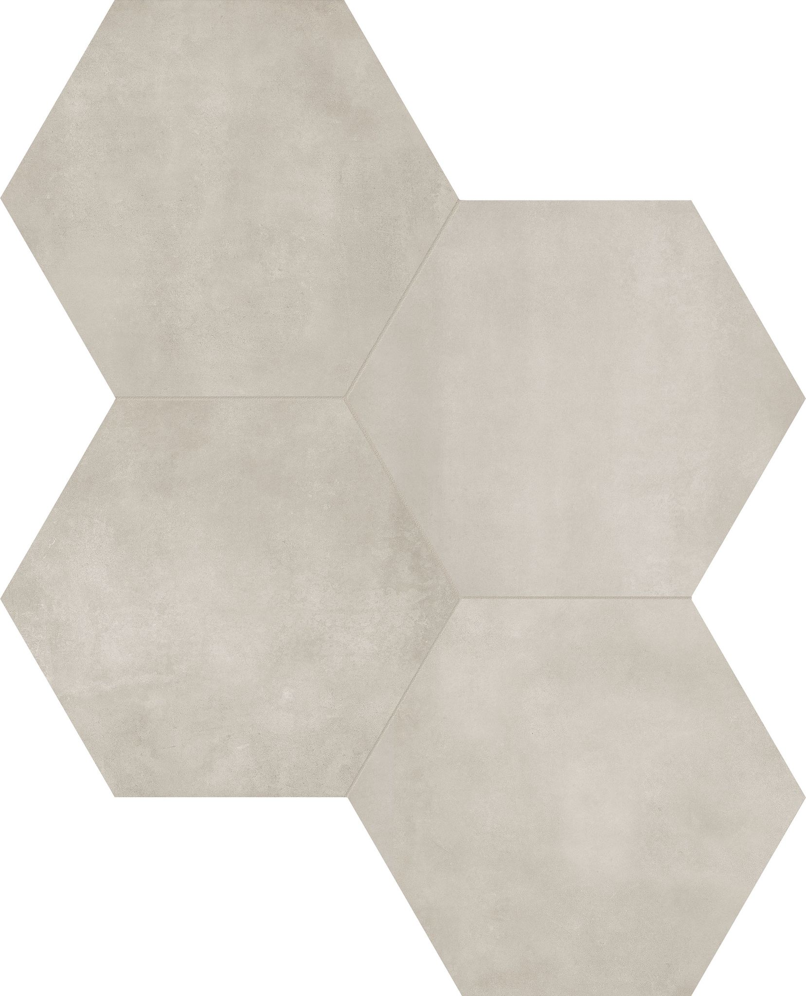 Form 7" Hexagon Sand | Macar's Interiors