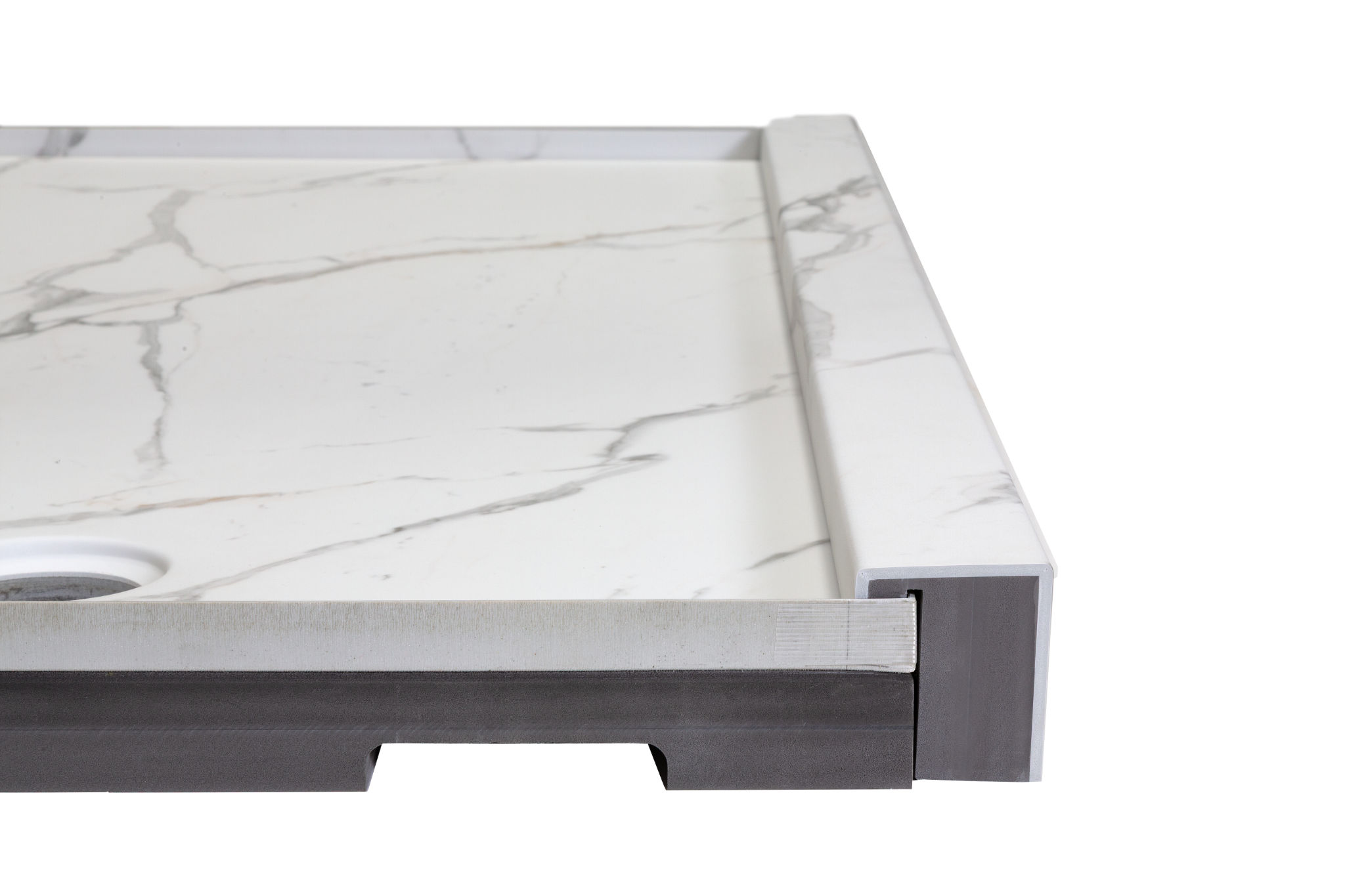 Shower Pan 30x60 Bianco Marble | Macar's Interiors