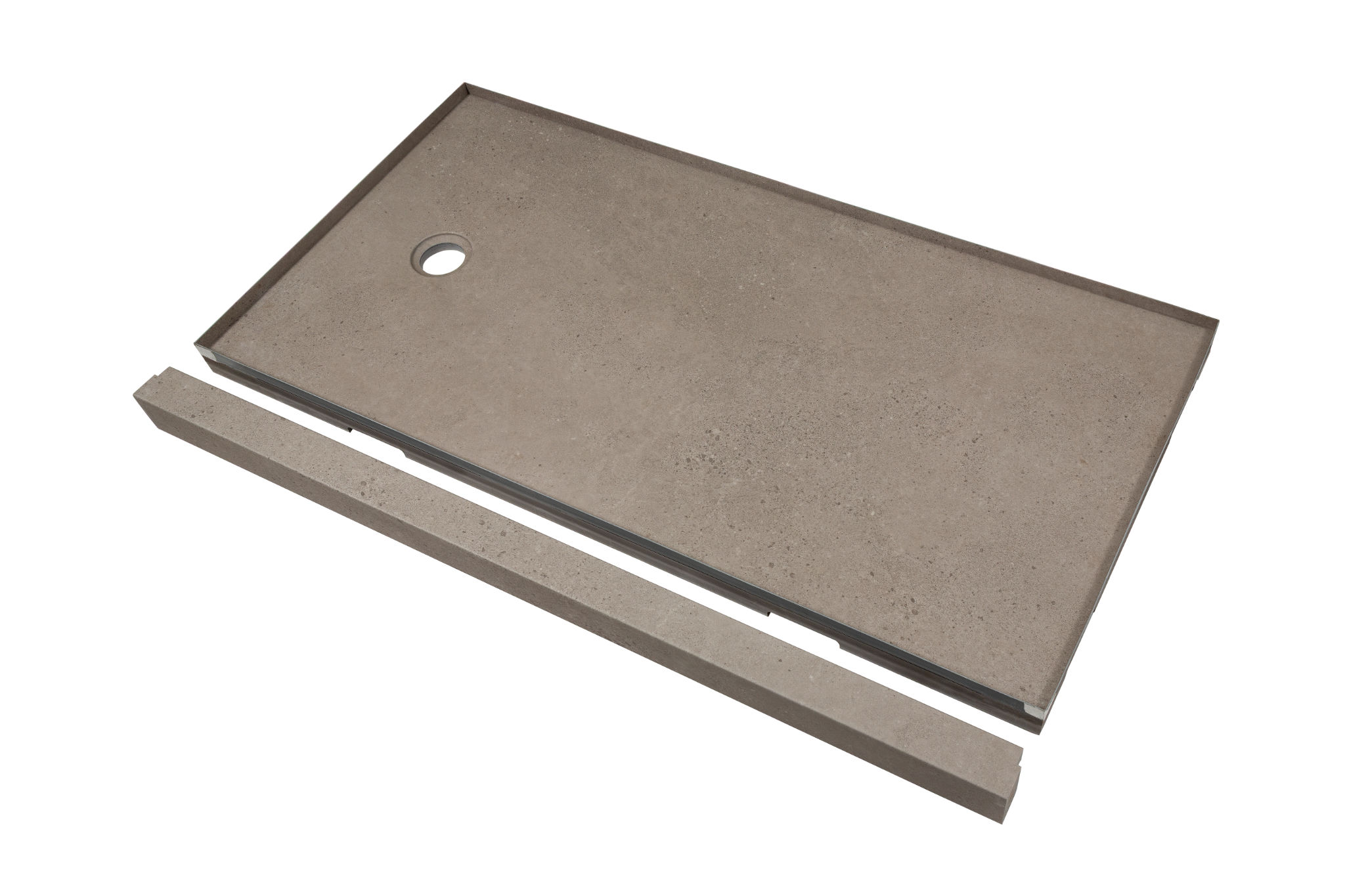 Shower Pan 30x60 Concrete Sand | Macar's Interiors