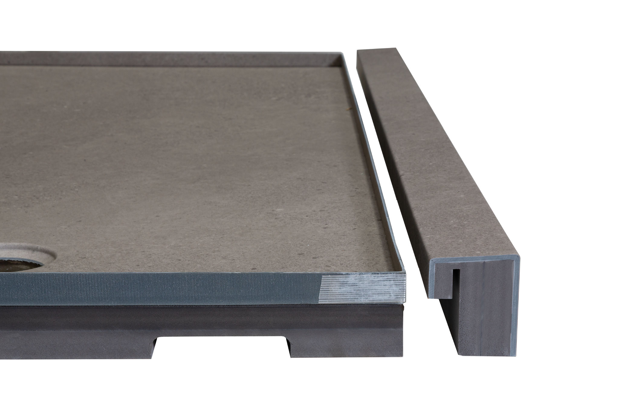 Shower Pan 30x60 Concrete Sand | Macar's Interiors
